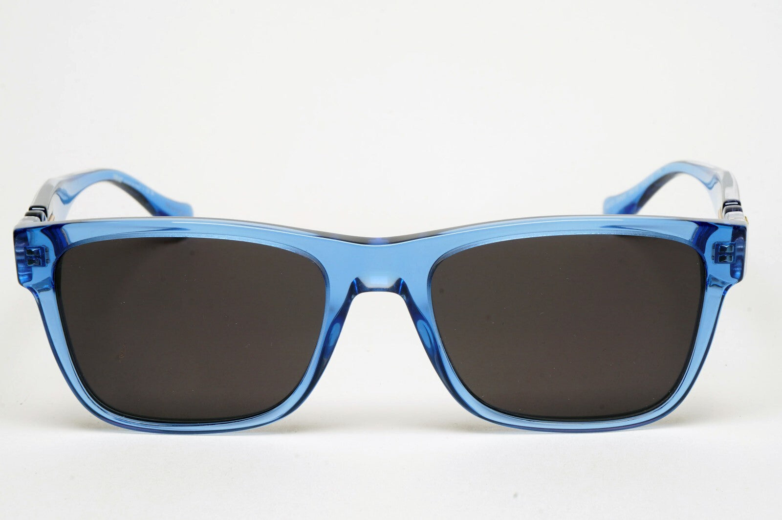 Versace Sunglasses Black Blue Transparent Gold Medusa MOD VE 3303 5415 53mm