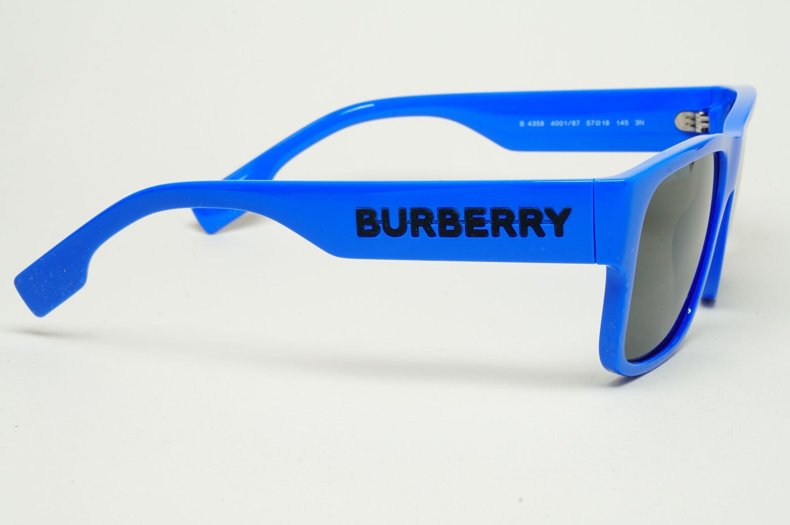Burberry Sunglasses Knight Blue Black Square BE 4358 4001/87 57mm