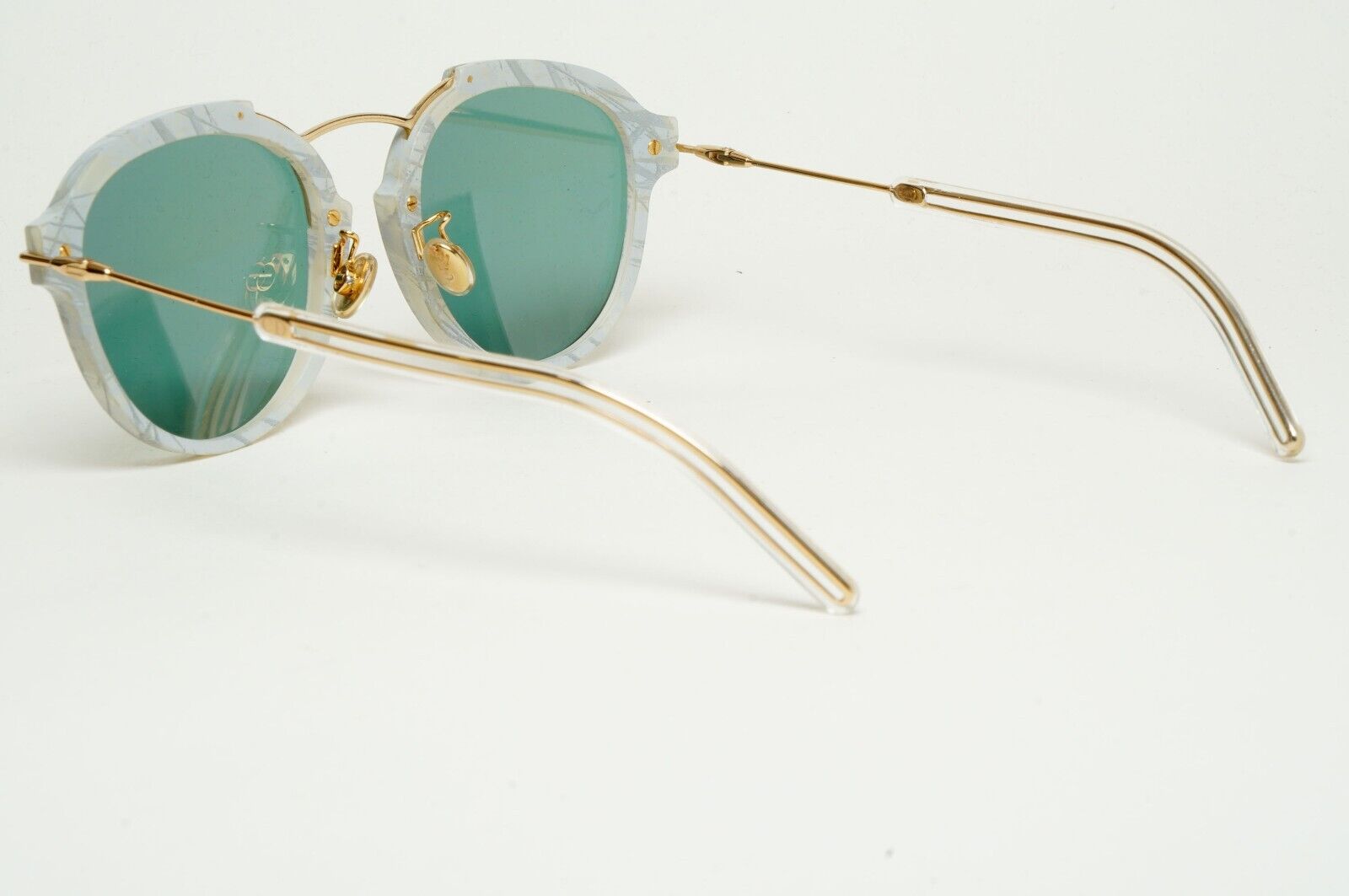 Dior Sunglasses Gold Grey Pale Pink Mirror Eclat GB70J 60mm 120125
