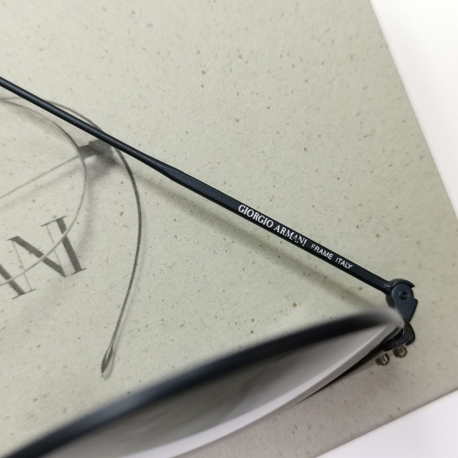 Authentic Giorgio Armani 1997 Vintage Sunglasses Blue Metal Mens Womens 377 207