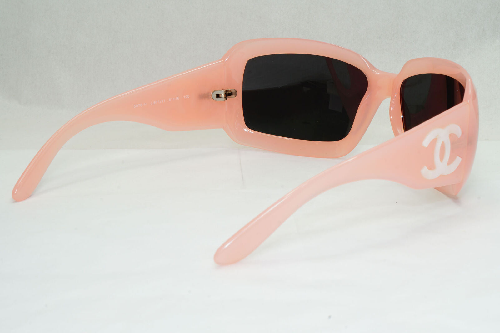 Chanel Sunglasses Mother of Pearl 2006 Vintage Pink Black 5076-H c.671/11 270124