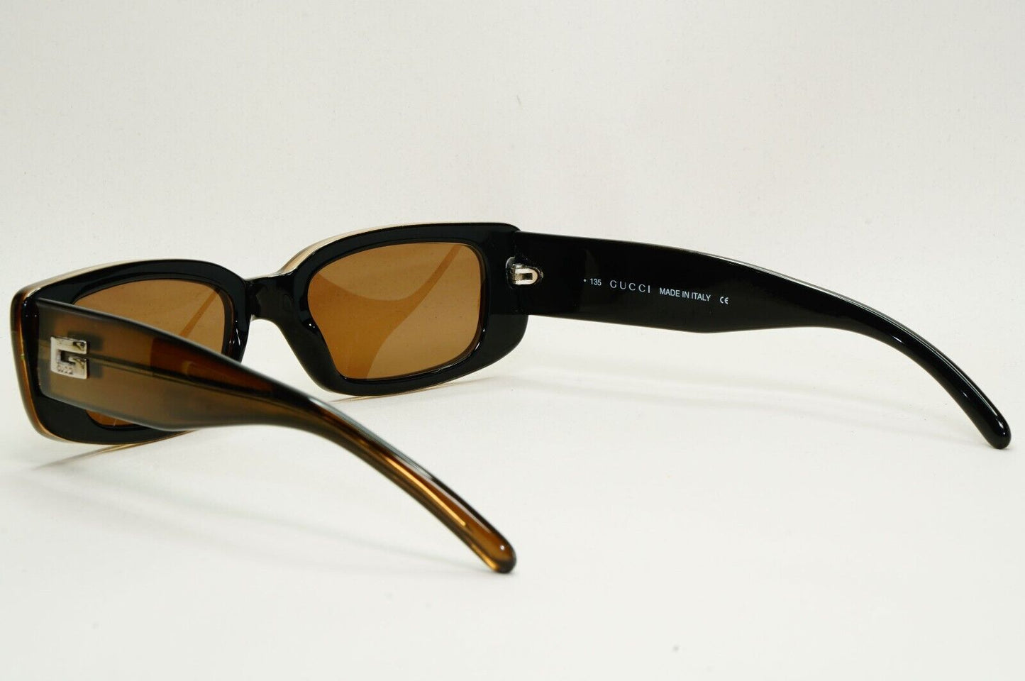 Gucci Sunglasses 1996 Vintage Brown Honey Transparent GG 2409/N/S 4NR 120824