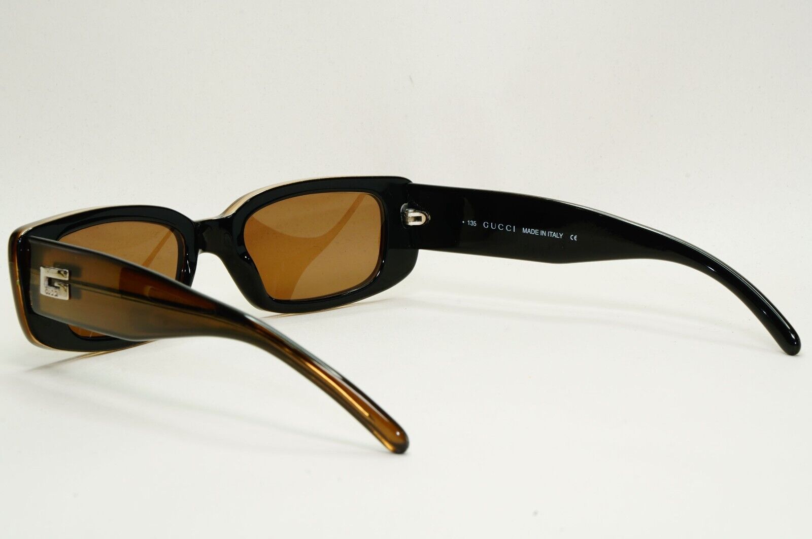 Gucci Sunglasses 1996 Vintage Brown Honey Transparent GG 2409/N/S 4NR 120824