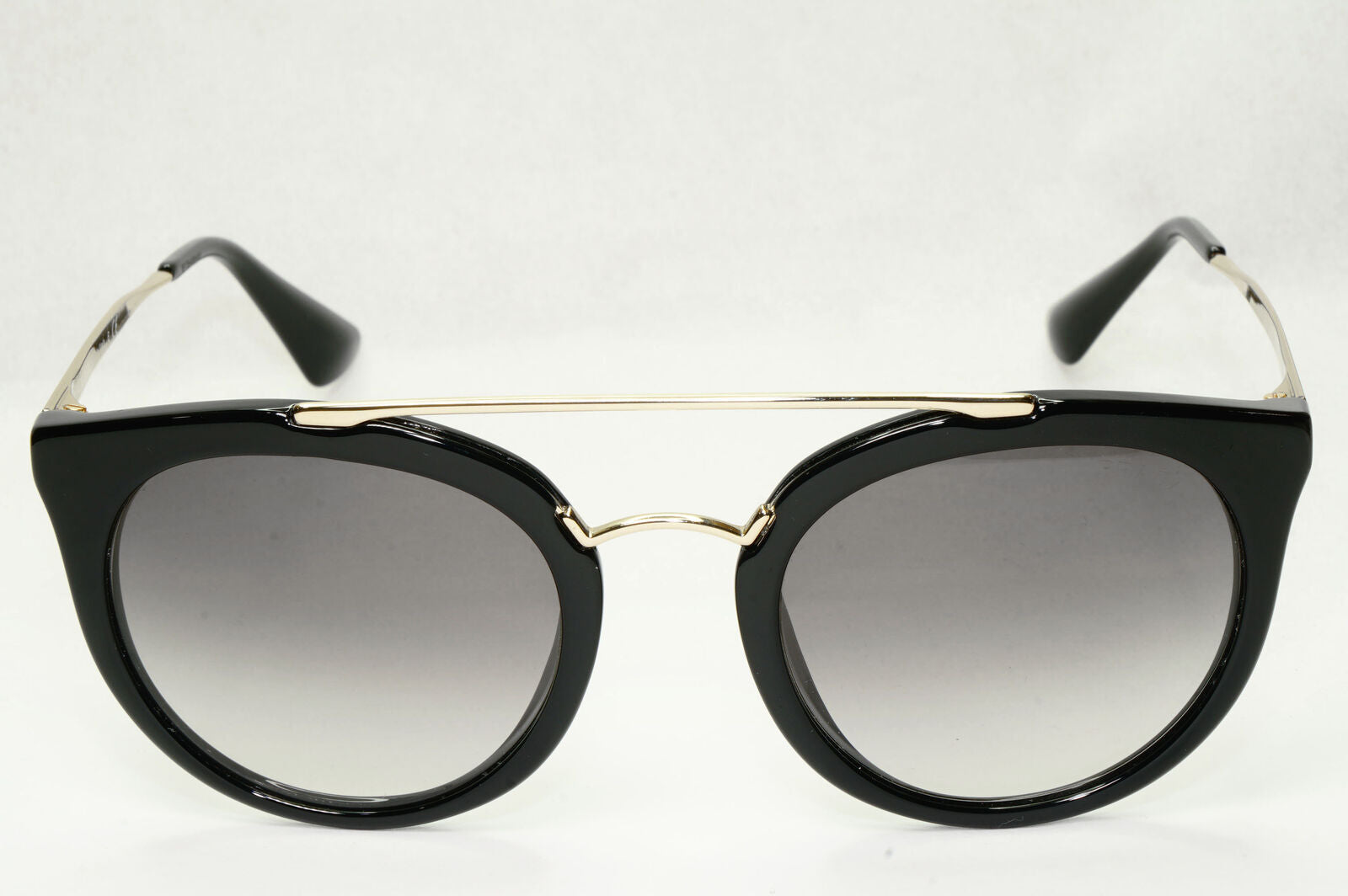 Prada Sunglasses Cinema Black Gold Grey Gradient PR23SS  SPR 23S 1AB-0A7 52mm