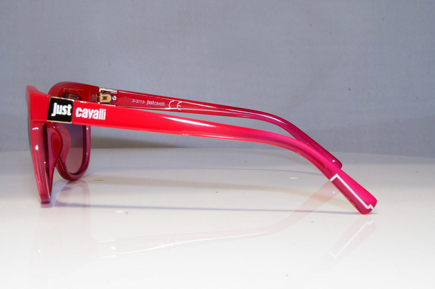 Authentic JUST CAVALLI Womens Sunglasses Pink Square MAGENTA JC 567S 83Z 21928