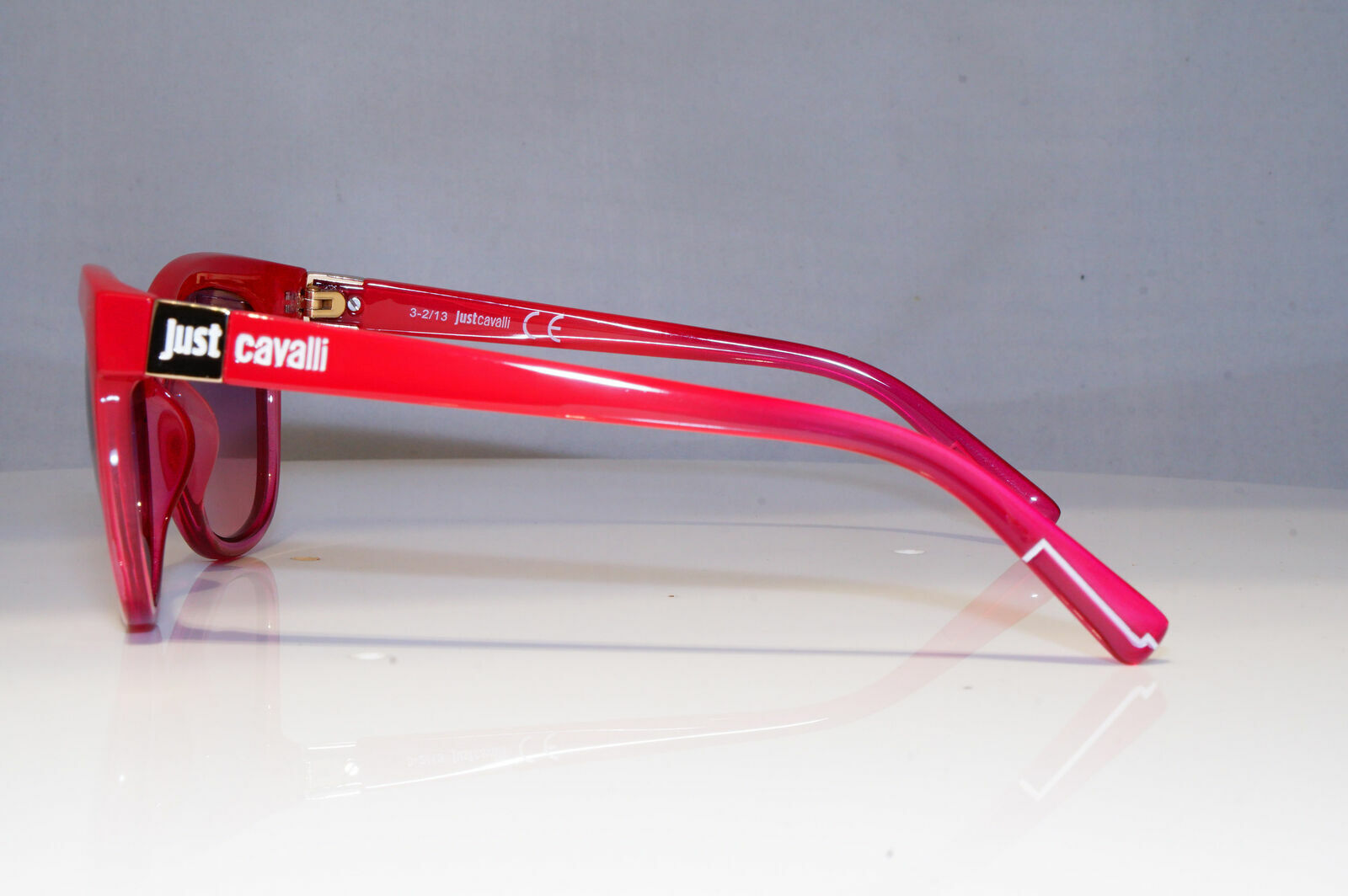 Authentic JUST CAVALLI Womens Sunglasses Pink Square MAGENTA JC 567S 83Z 21928