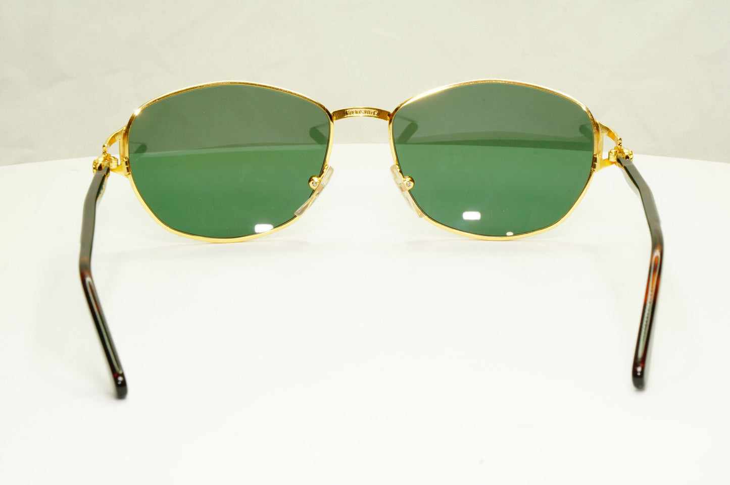 Gianni Versace 1995 Vintage Gold Medusa Green Brown Sunglasses MOD G29 COL 03L