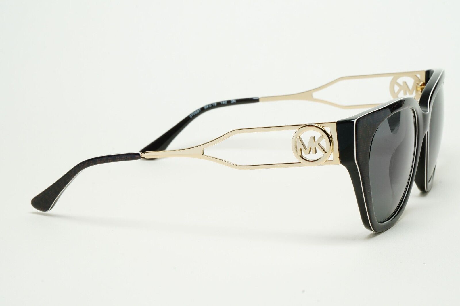 Michael Kors Sunglasses Black Gold Grey MK 2154 Lake Como 3706/87 54mm