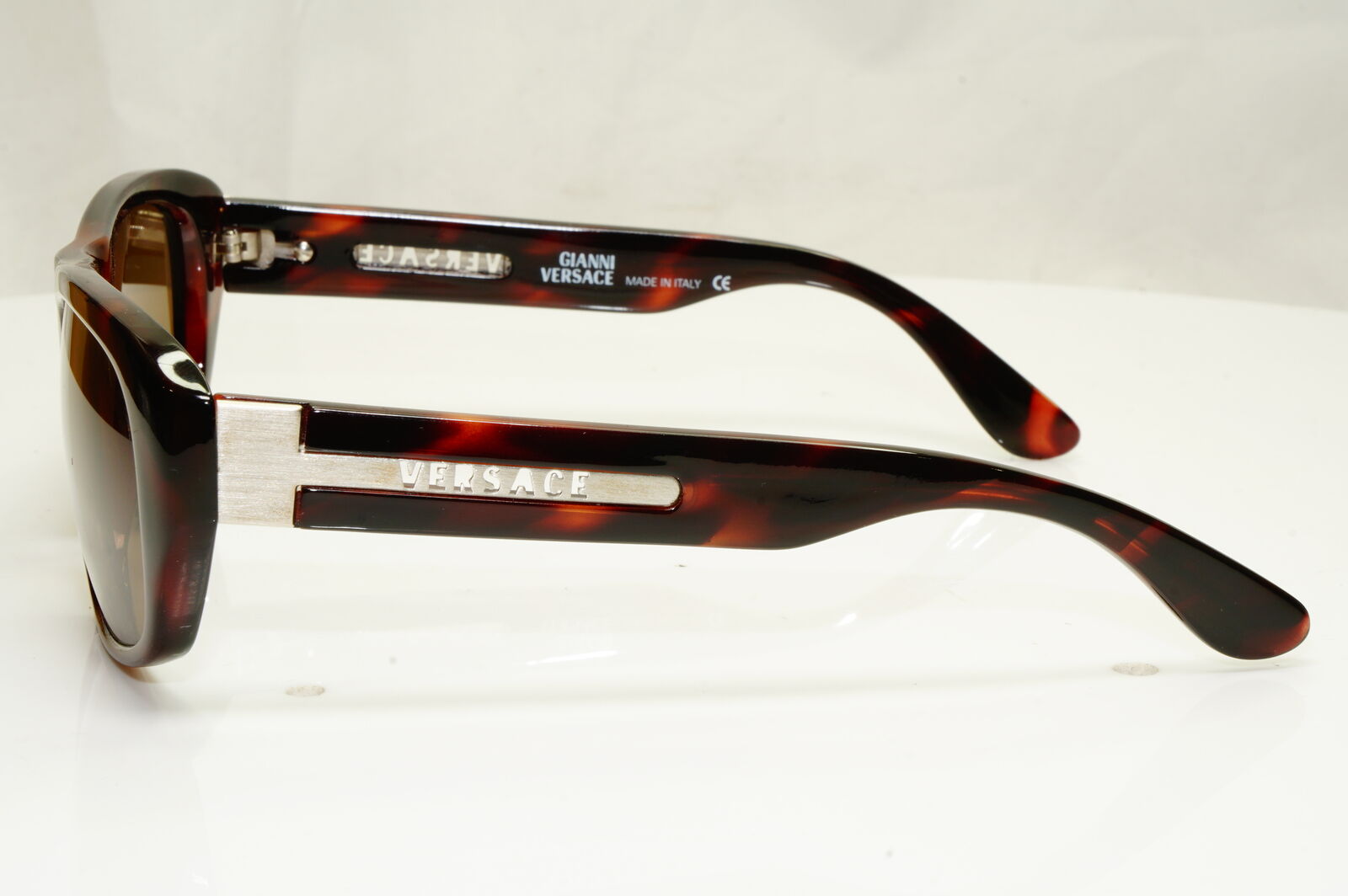 Gianni Versace 1996 Mens Vintage Brown Square Sunglasses GV MOD 464/B COL 900