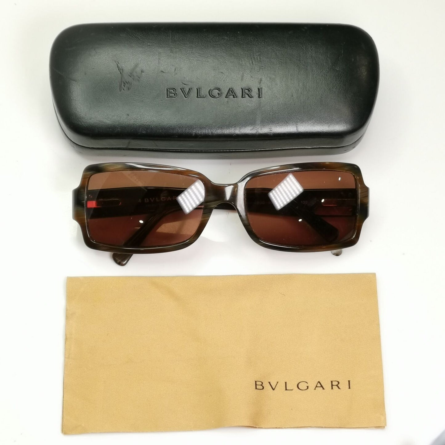 Authentic Bvlgari Womens Vintage Sunglasses Brown 830 591/3 35726