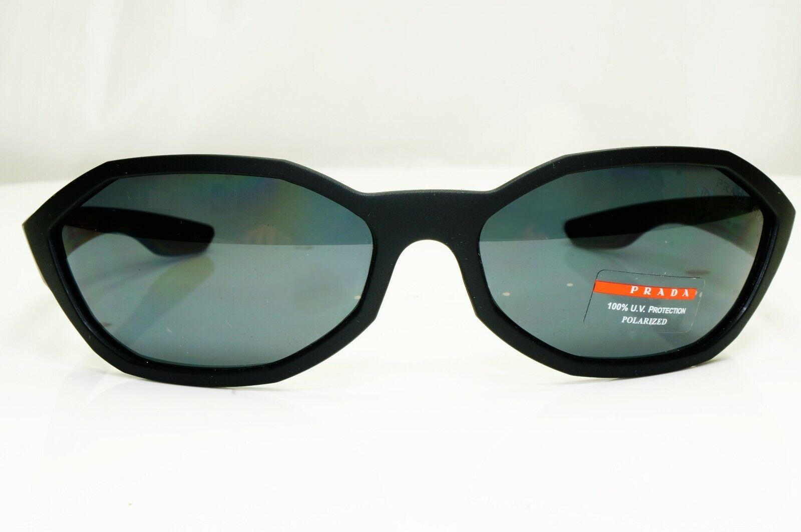 Authentic PRADA SS19 Mens Polarized Boxed Sunglasses Black SPS 04U 1BO-5Z1 27451
