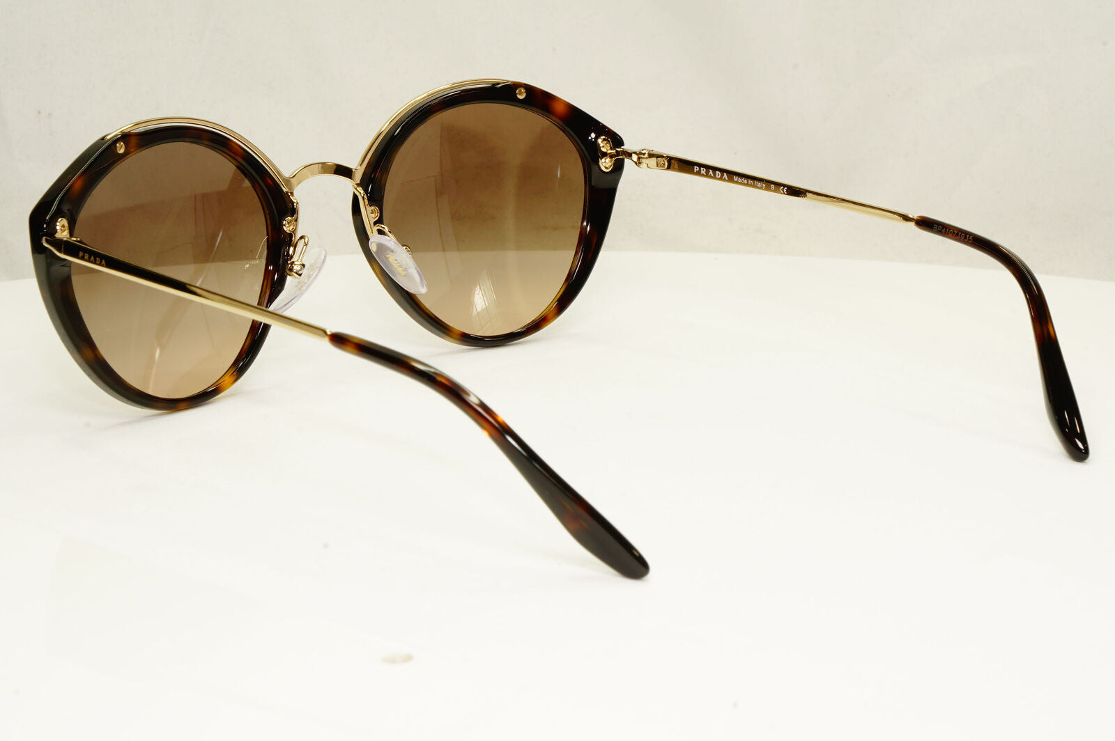 Prada Womens Gold Brown Cinema Collection Havana Sunglasses SPR 18U 2AU-4P0