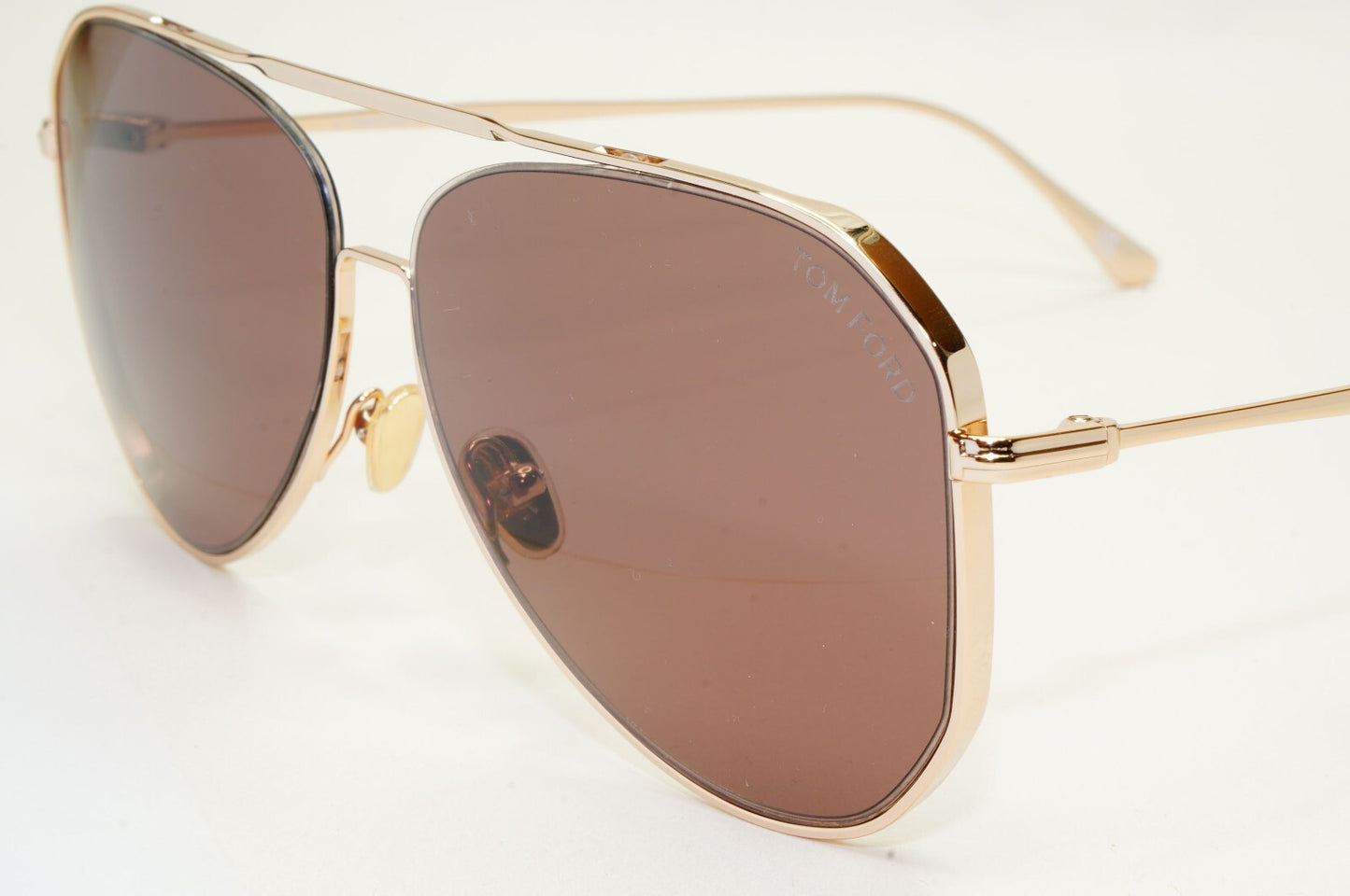 Tom Ford Sunglasses Charles-02 Gold Navigator Pilot FT0853 TF 853 28E 60mm [a]