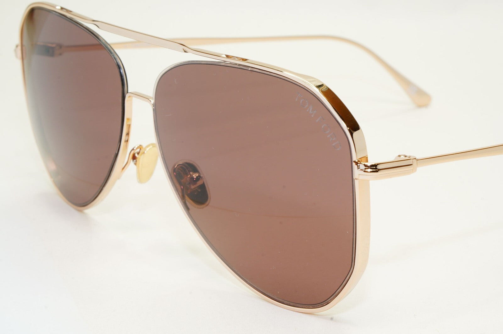 Tom Ford Sunglasses Charles-02 Gold Navigator Pilot FT0853 TF 853 28E 60mm [a]