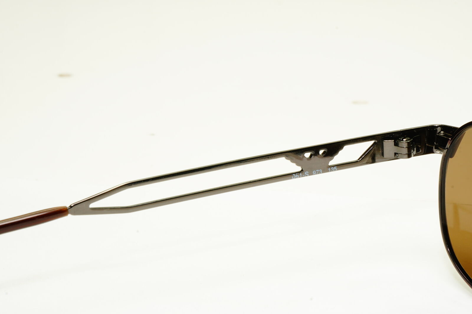 Emporio Armani 1997 Vintage Metal Sunglasses Mens Womens Silver Eagle 051 973