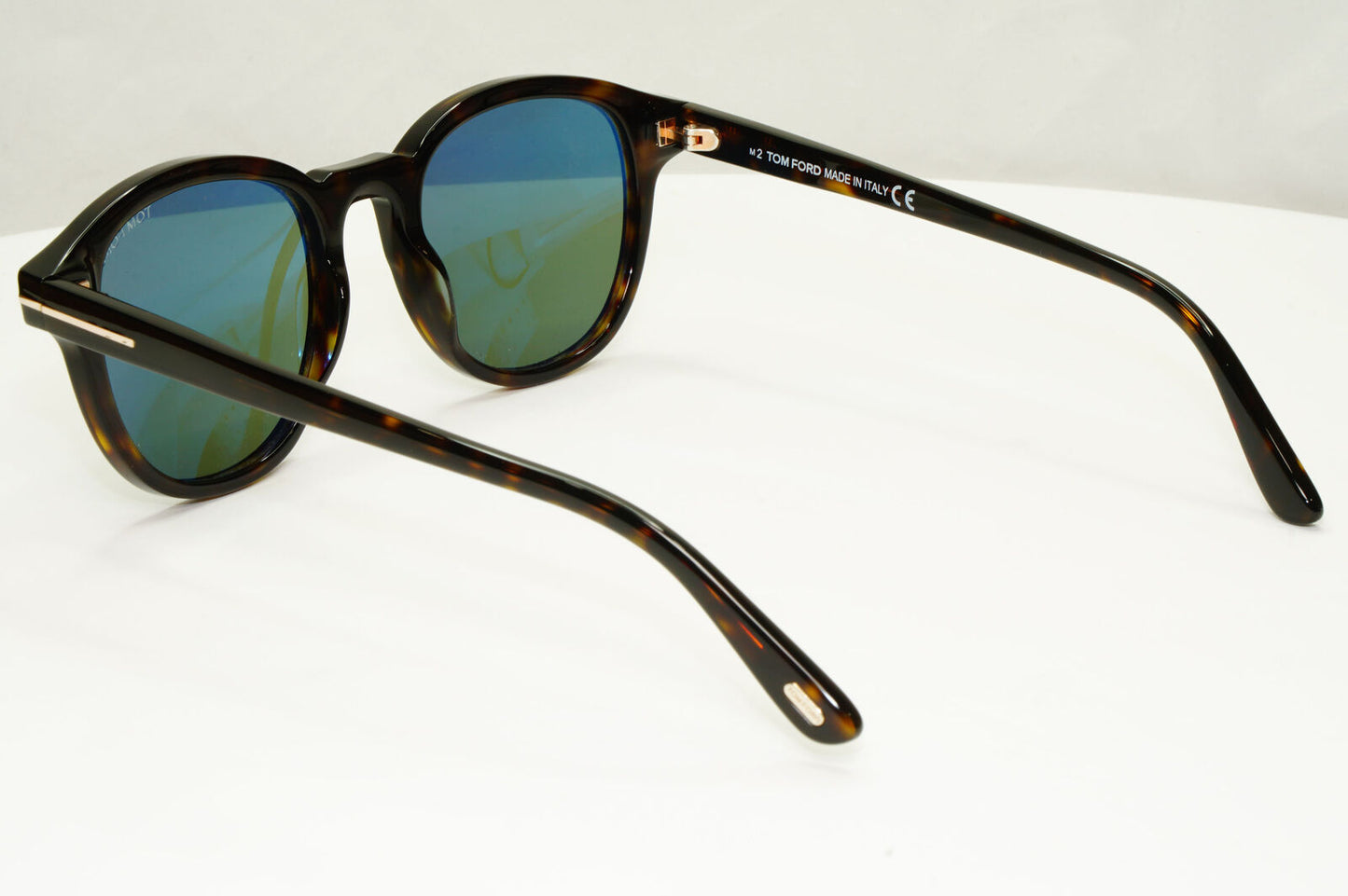 Tom Ford Tortoiseshell Green Sunglasses Brown Square Jameson TF 752 52N FT0752