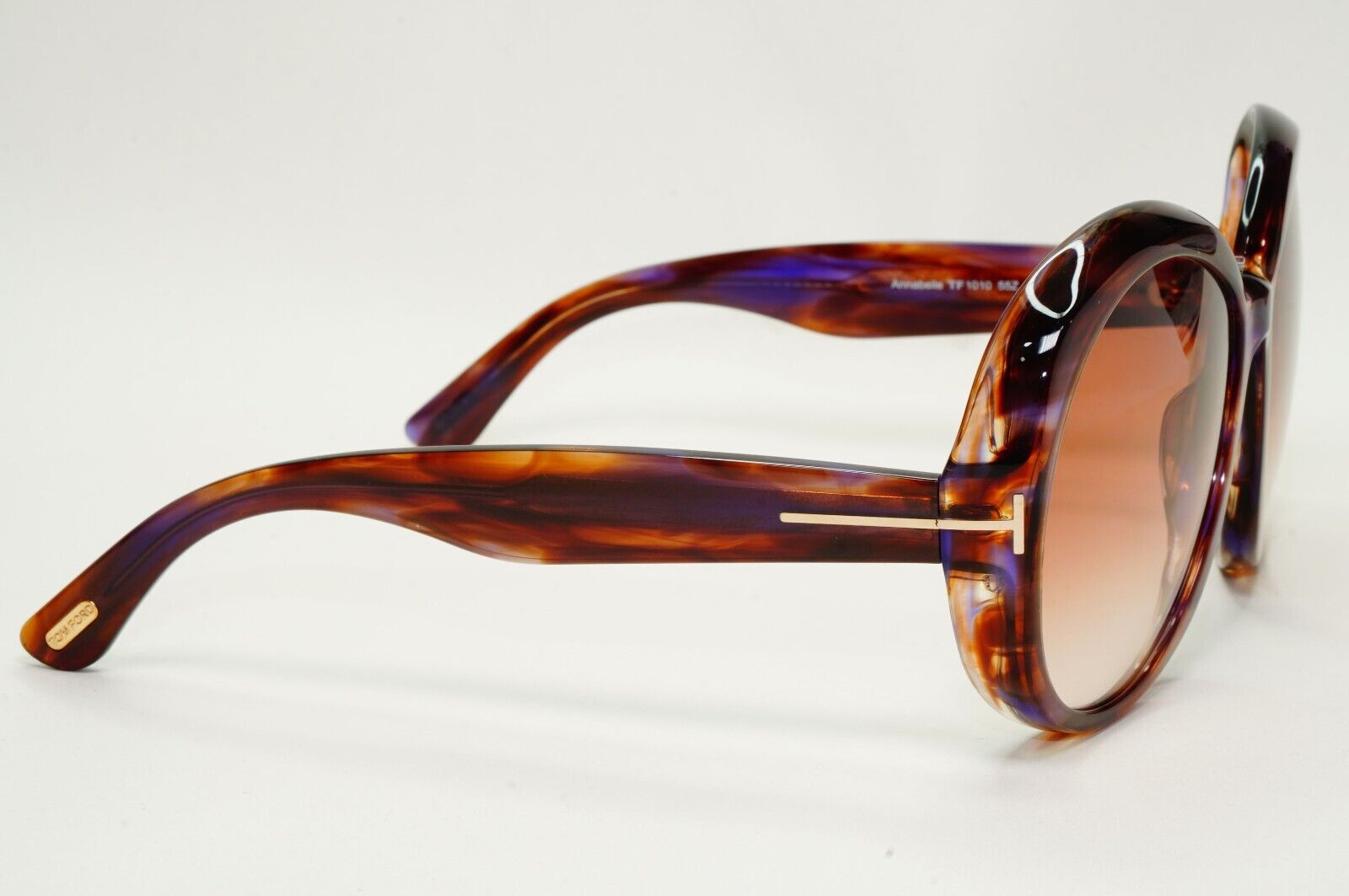 Tom Ford Sunglasses Annabelle Brown Havana Oversized Large FT1010 TF 1010 55Z