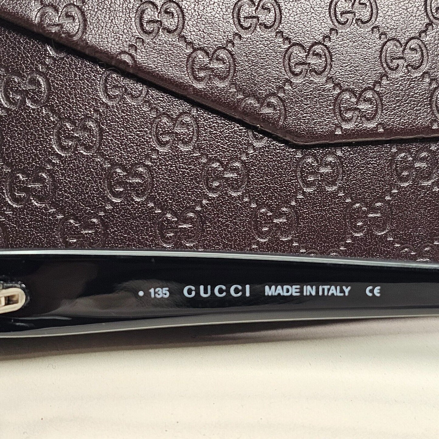 Gucci Sunglasses 1997 Vintage Black Grey Rectangle GG 2453/S 807 52mm 011124