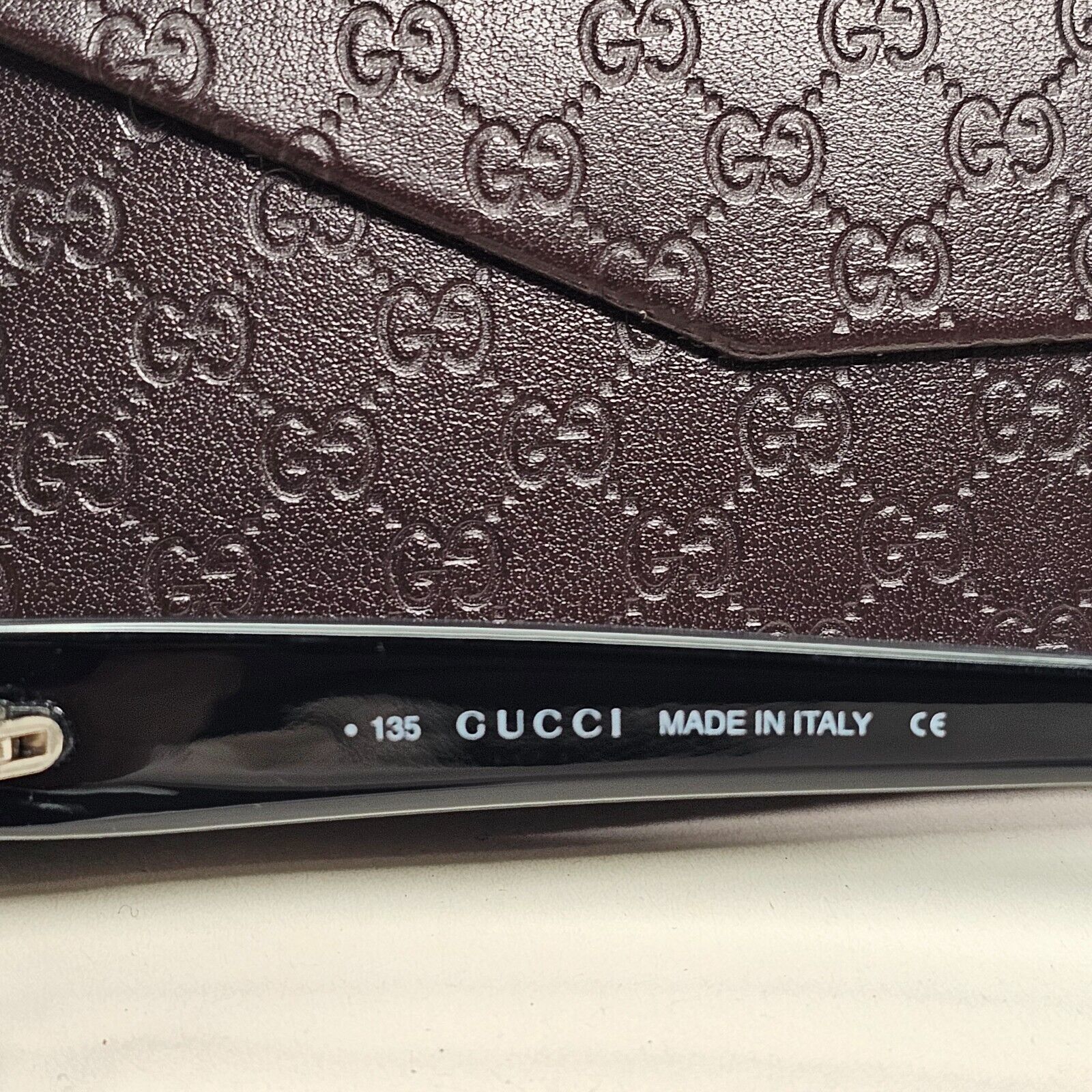 Gucci Sunglasses 1997 Vintage Black Grey Rectangle GG 2453/S 807 52mm 011124