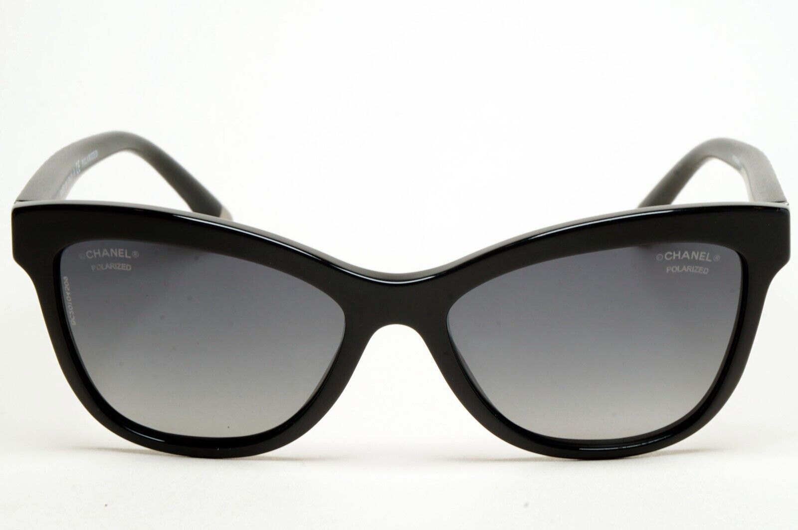 Chanel Sunglasses Polarized Black Grey Gradient Square 5330 c.501/S8 56mm 241124