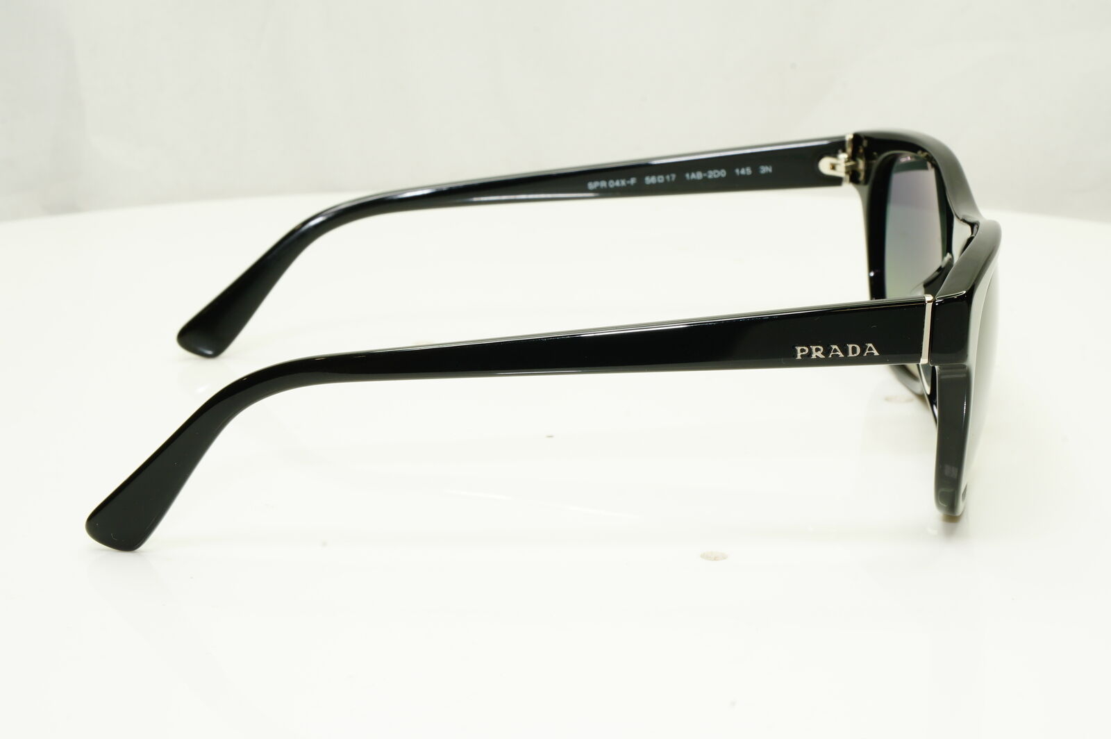 Authentic Prada Glass Lenses Mens Black Designer Sunglasses SPR 04X F 1AB-2D0