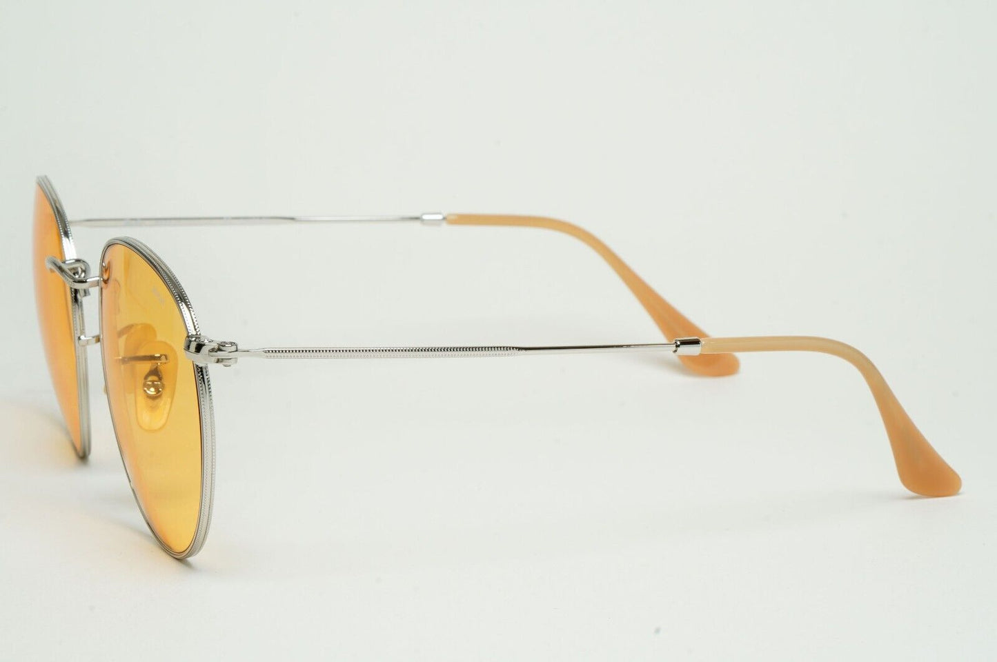 Ray-Ban Sunglasses Evolve Photochromic Silver Yellow Round Metal RB 3447 9065/V9