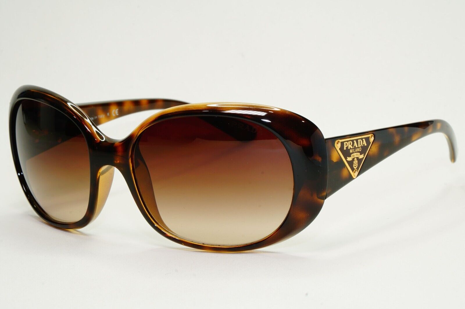 Prada Sunglasses 2010 Vintage Triangle Brown Gold PR27LS SPR 27L 2AU-6S1 050824