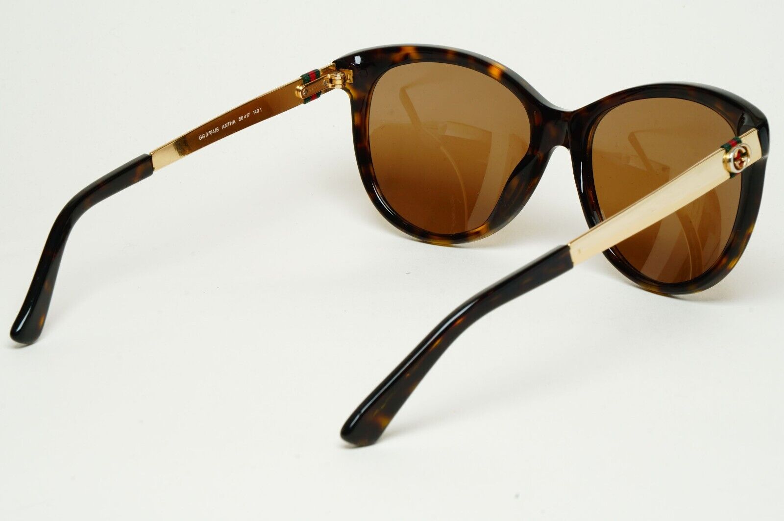 Gucci Sunglasses 2012 Vintage Ribbon Gold Brown GG 3784/S ANTHA 120125