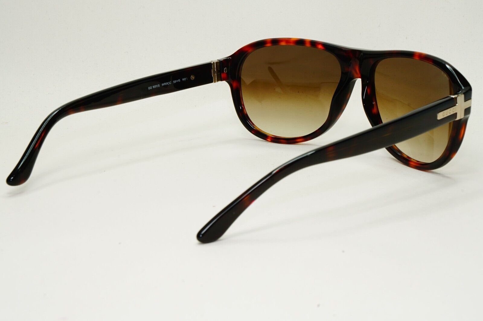 Gucci Sunglasses 2012 Vintage Brown Gold Pilot Unisex GG 1051/S WR9CC 171024