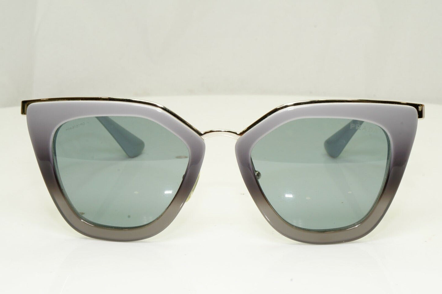 Authentic Prada Womens Sunglasses SS17 Cinema Grey Silver Square SPR 53S UFV-3C2