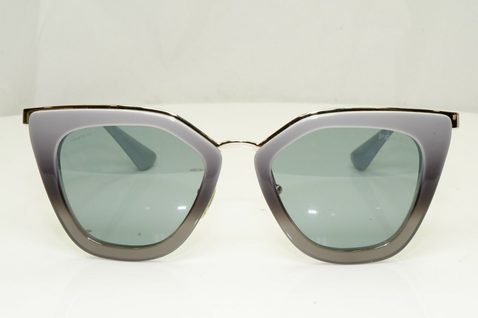 Authentic Prada Womens Sunglasses SS17 Cinema Grey Silver Square SPR 53S UFV-3C2