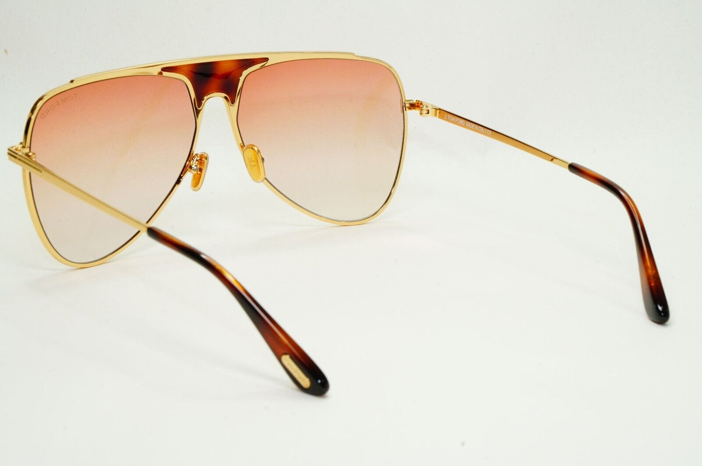 Tom Ford Sunglasses Ethan Gold Brown Gradient Metal Square FT0935 TF 935 30T