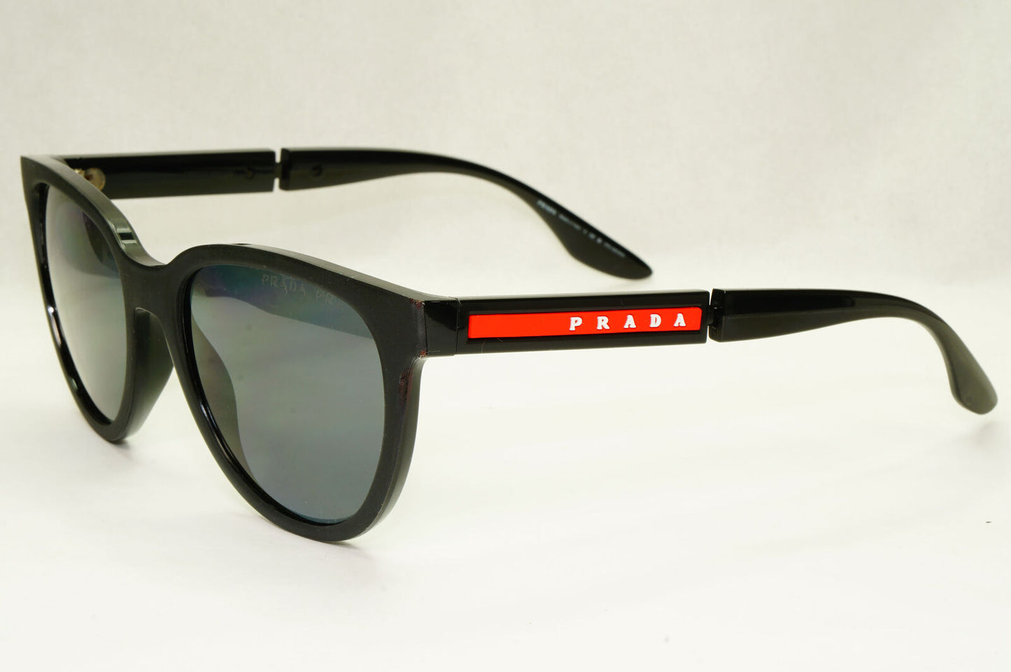 Prada Sunglasses Polarized Black Sunglasses Square PS05XS SPS 05X DG0-02G 54mm