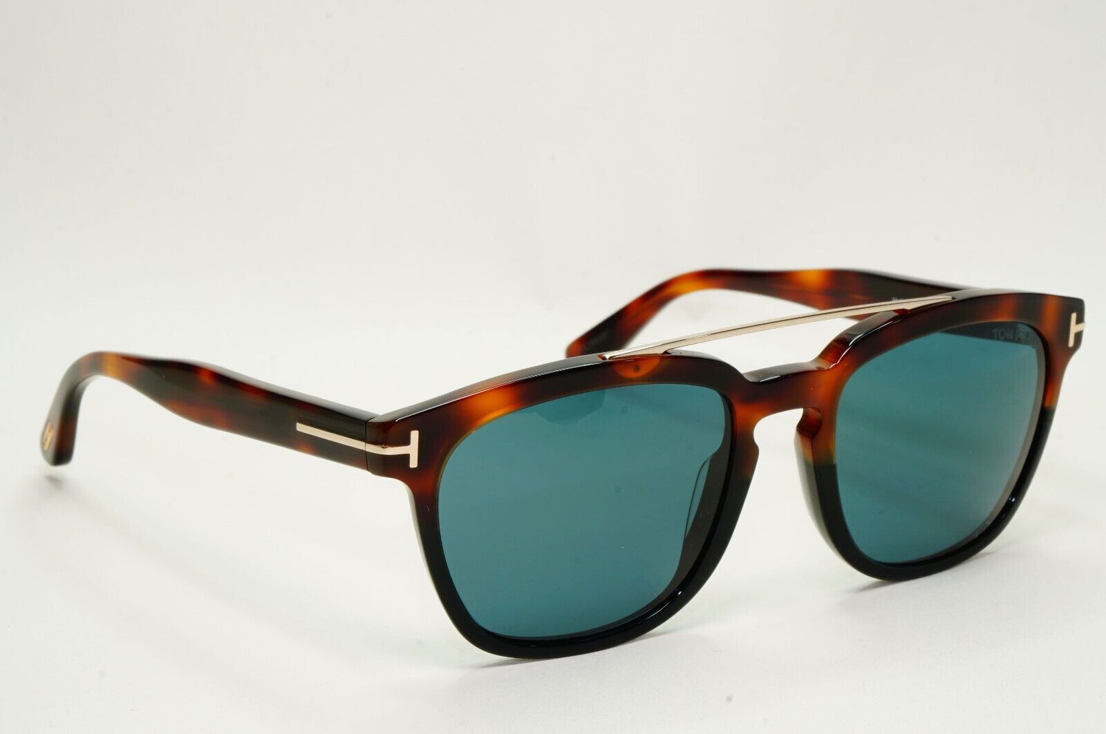 Tom Ford Sunglasses Holt Havana Brown Green Teal Bridge FT0516 TF 516 56N 54mm