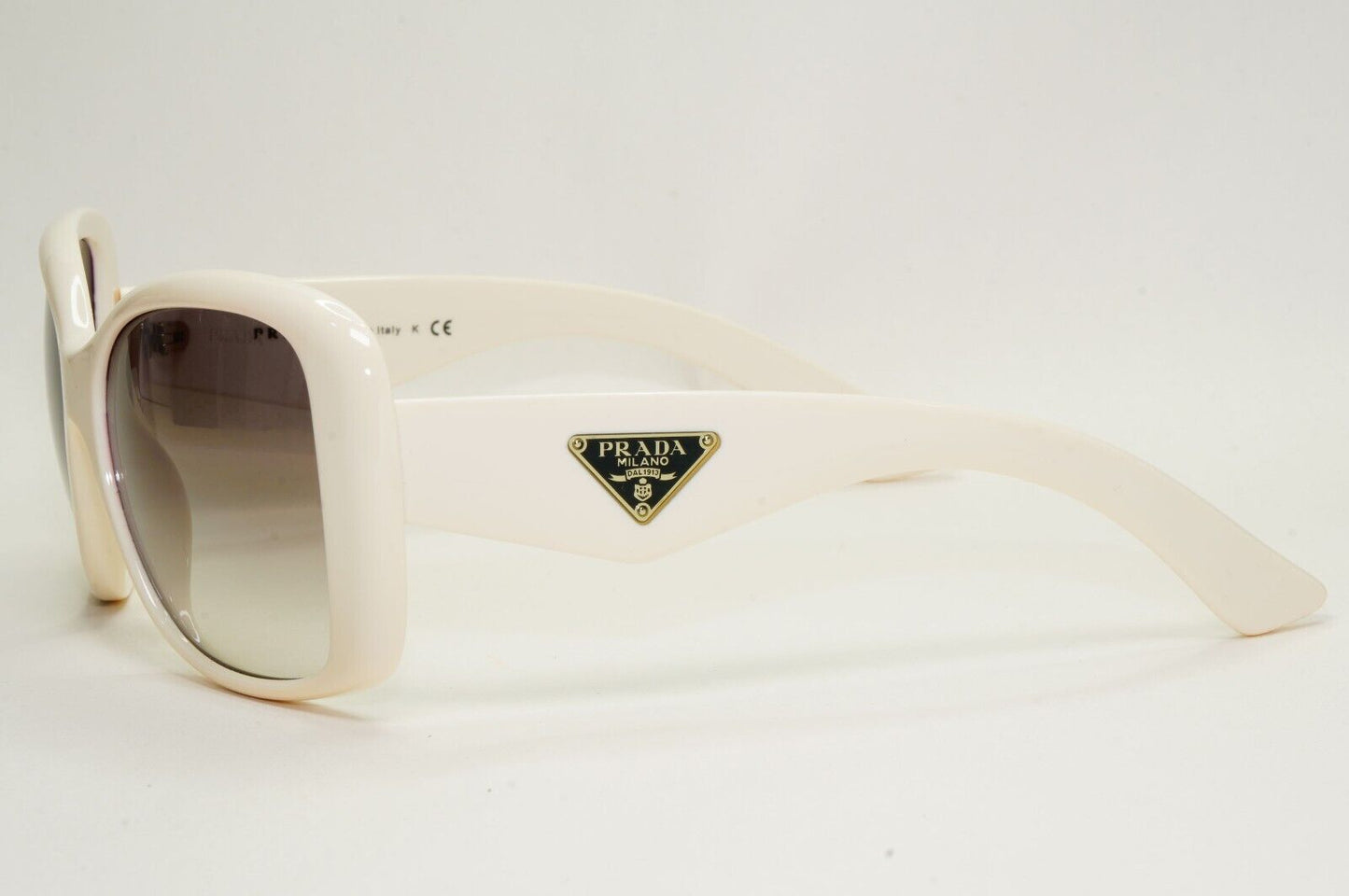 Prada Sunglasses 2013 White Triangle Logo Square Grey PR32PS SPR 32P 7S3-0A7