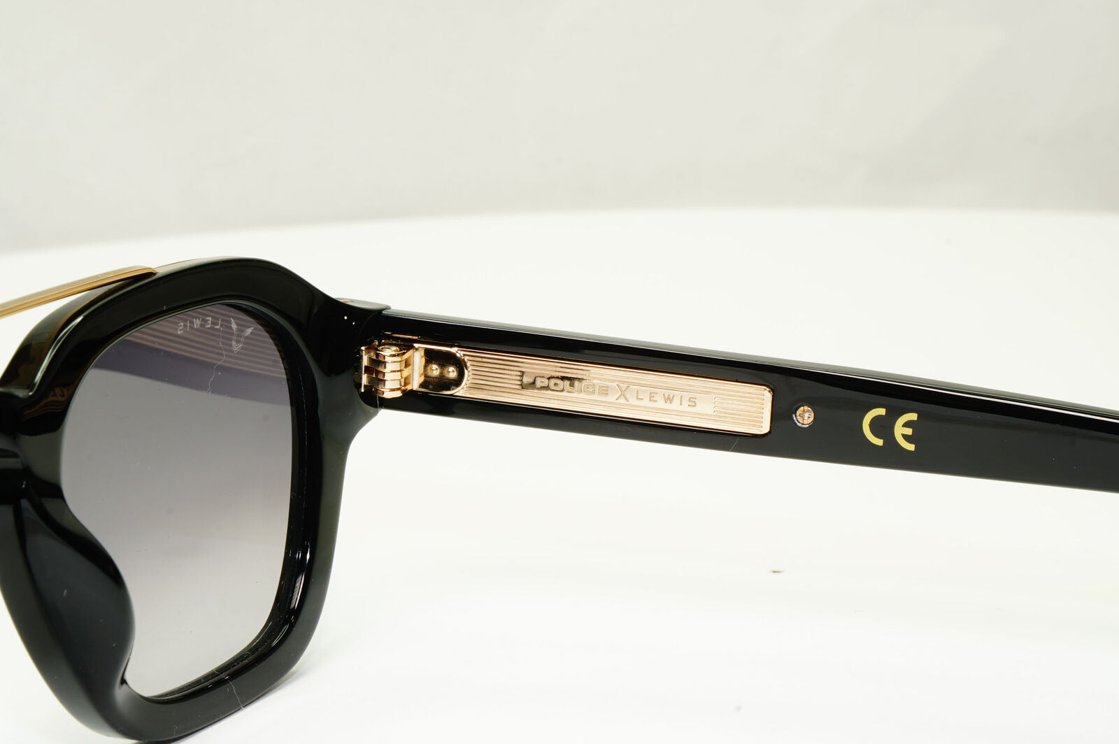 Police Lewis Hamilton F1 Sunglasses Black Smoke Gradient Gold SPL C47 COL 0BLK