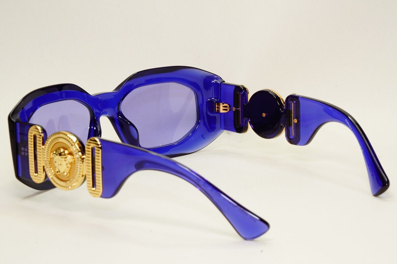 Versace Sunglasses Purple Transparent Biggie Oversized MOD VE 4425U 5419/1A