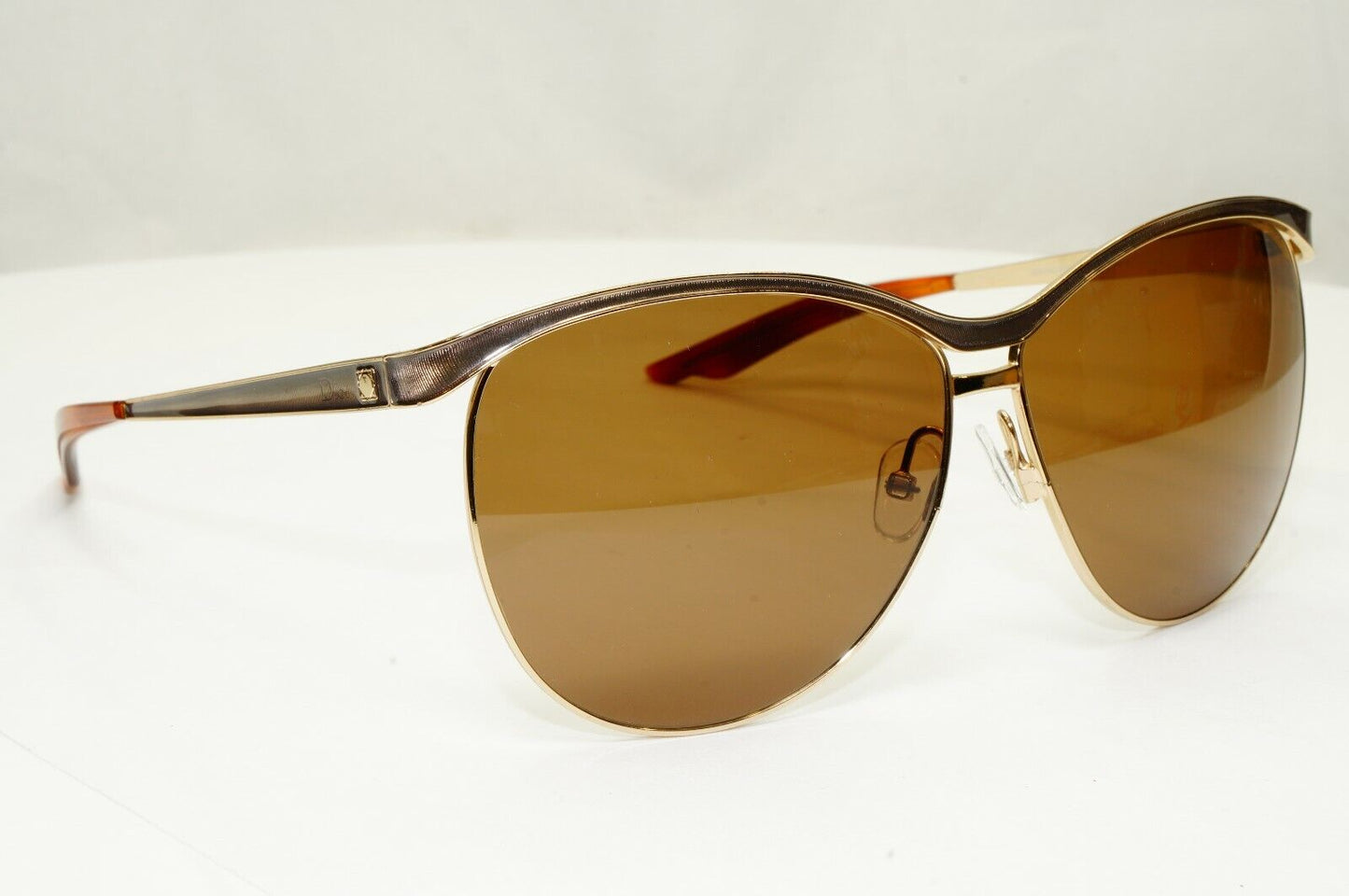 Authentic DIOR Womens Square Designer Sunglasses Gold CINQUANTE I529C 27851