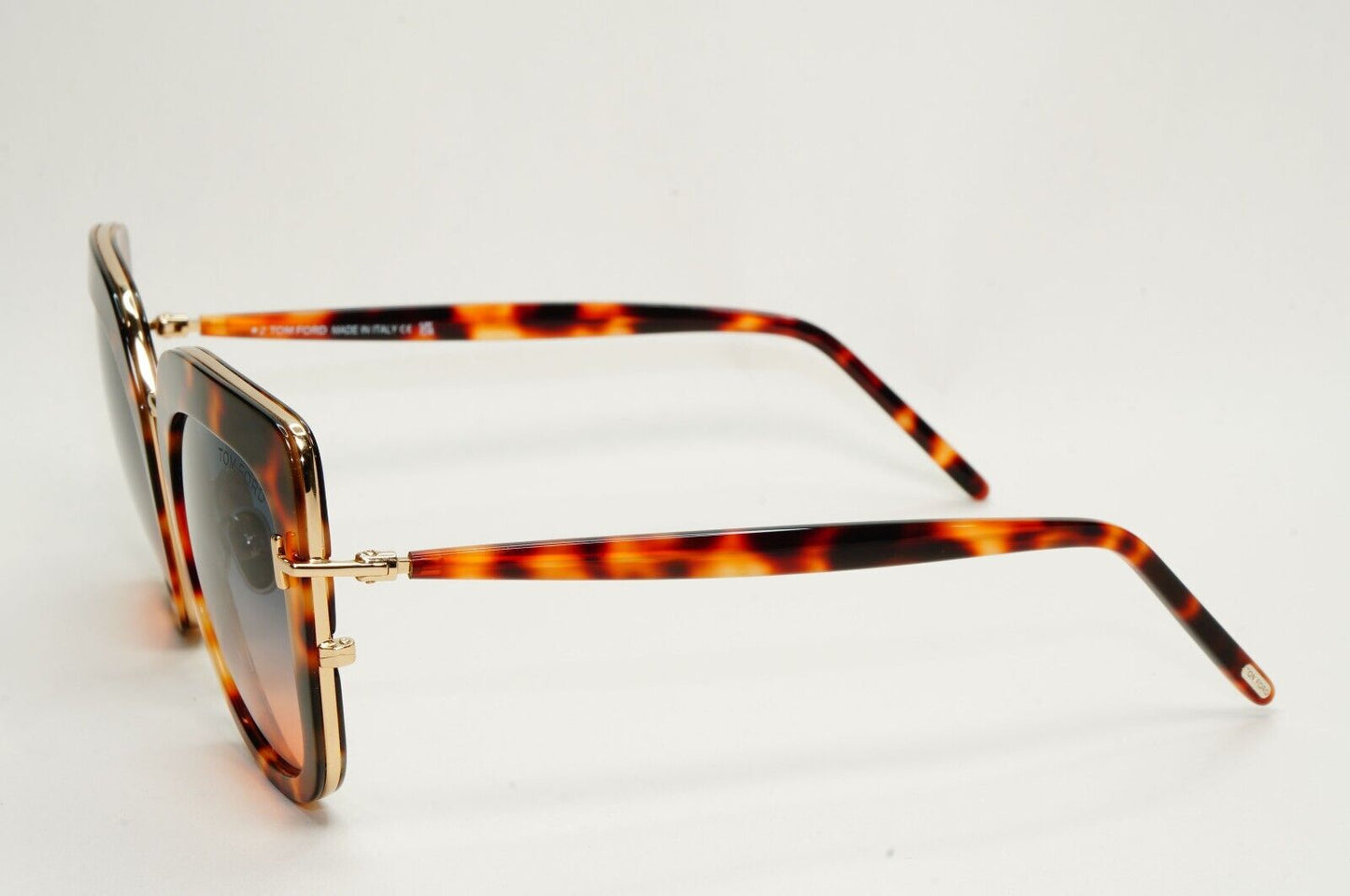 Tom Ford Sunglasses Virginia Brown Gold Havana Grey Gradient FT0945 TF 945 53P