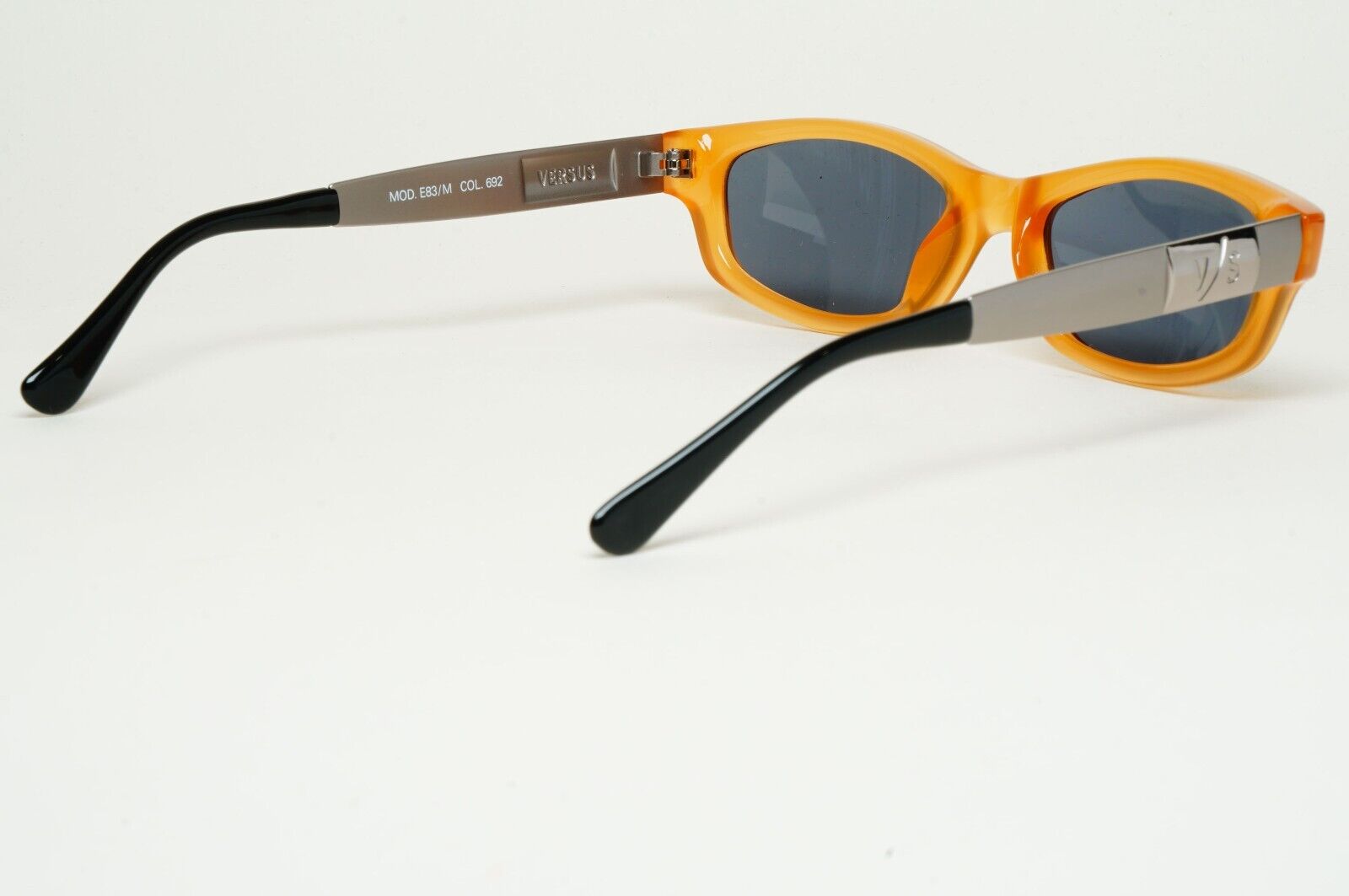 Versus Sunglasses 1996 by Gianni Versace Vintage Amber Honey MOD E83/M COL 692