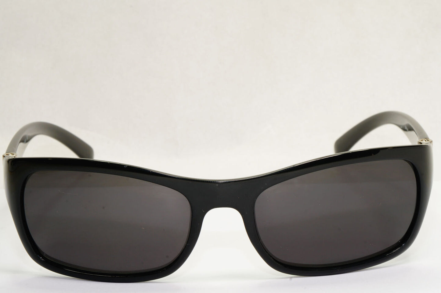 Prada Sunglasses 2005 Vintage Black Square Glossy PR11FS SPR 11F 1AB-1A1 190224