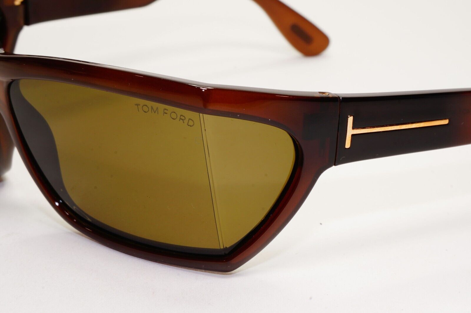 Tom Ford Sunglasses Sasha Dark Brown Square Side Window FT0401 TF 401 48E 59mm