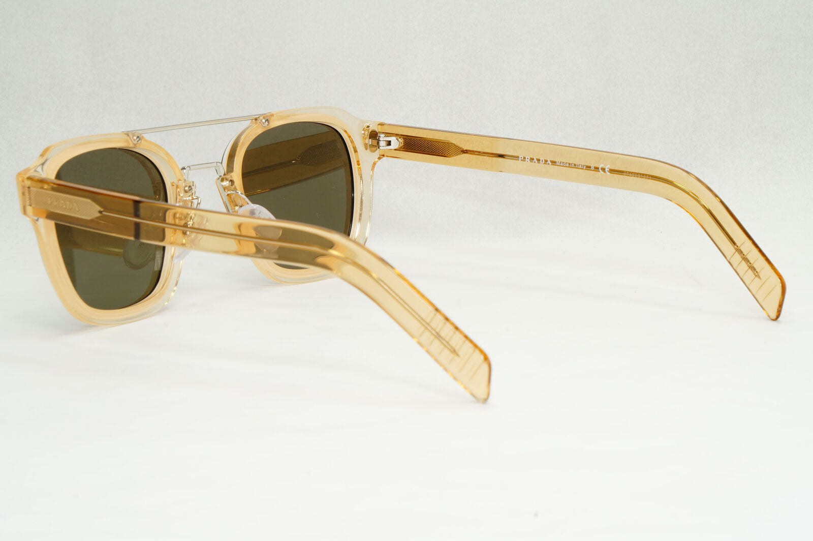 Prada Sunglasses Honey Transparent Caramel Naviator PR07WS SPR 07W 05L-5G1 50mm