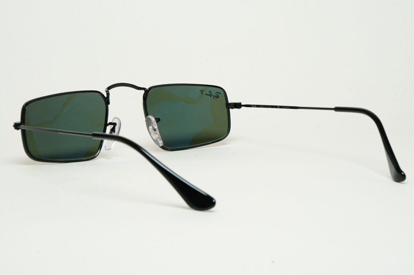 Ray-Ban Sunglasses Julie Polarized Black Green G15 Unisex RB 3957 002/58 46mm