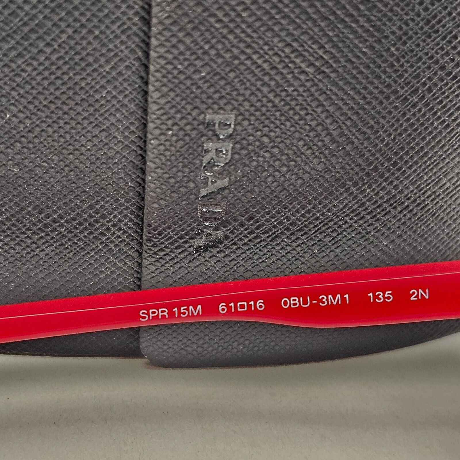 Prada Sunglasses 2011 Vintage Red Grey Navigator PR15MS SPR 15M 0BU-3M1 061024