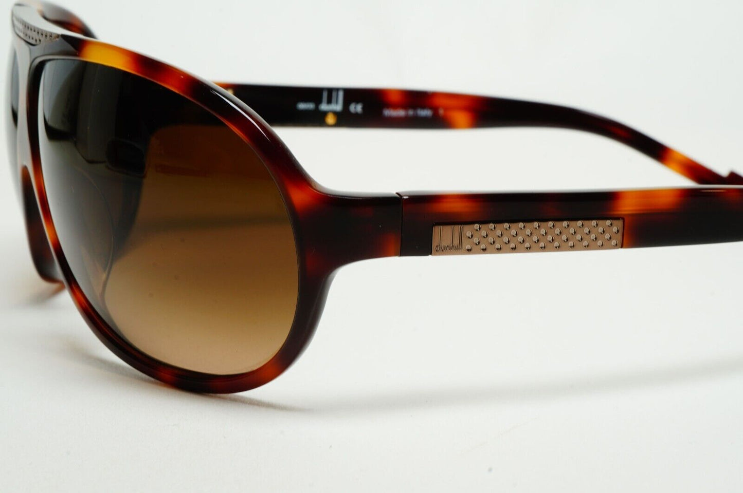 Dunhill Sunglasses 2006 Vintage Brown Tortoise Pilot Wrap DU 54403  211124