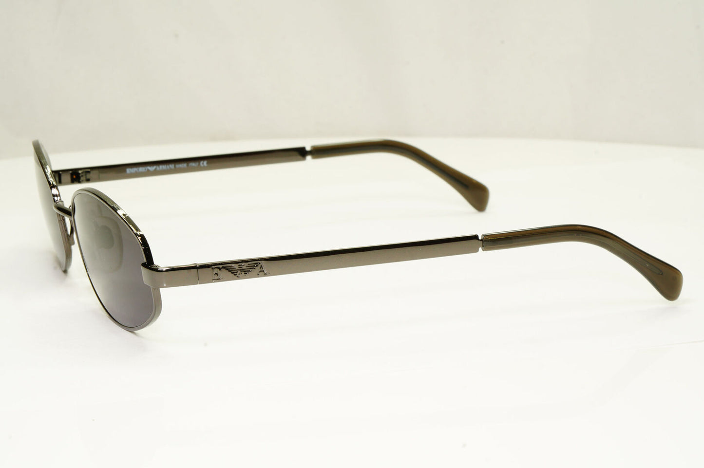 Emporio Armani 1997 Vintage Sunglasses Mens Womens Rectangle Gunmetal 063-S 976