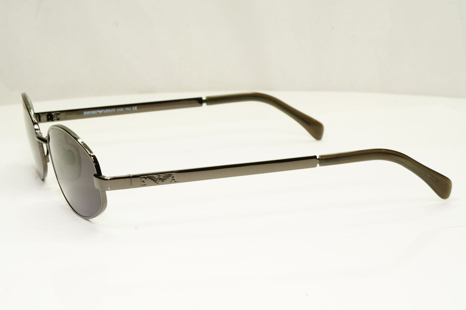 Emporio Armani 1997 Vintage Sunglasses Mens Womens Rectangle Gunmetal 063-S 976