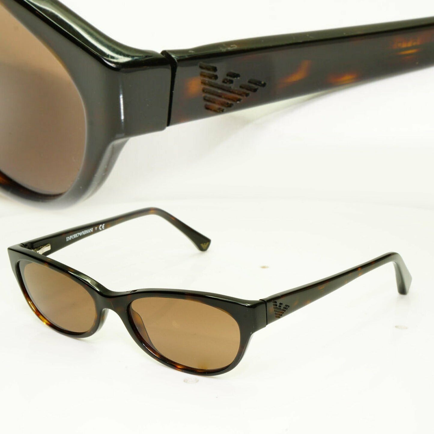 Emporio Armani Tortoiseshell Sunglasses Brown Womens Havana EA 3008 5026 35443