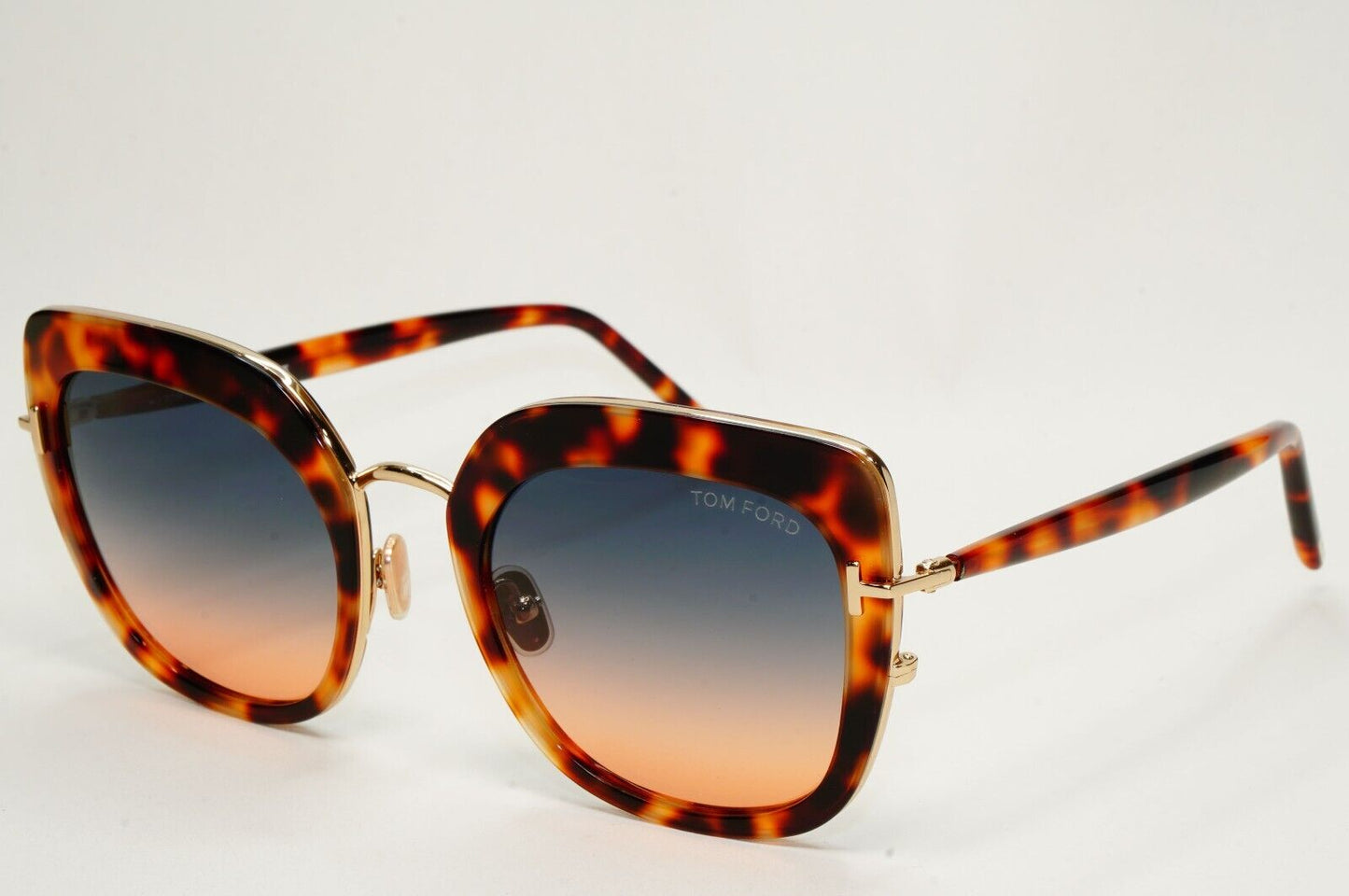 Tom Ford Sunglasses Virginia Brown Gold Havana Grey Gradient FT0945 TF 945 53P